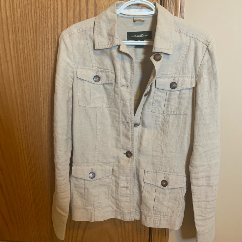 Eddie Bauer Linen Jacket